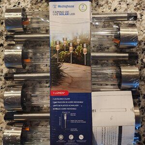 Westinghouse Solar LED path light Set of 7 - NEW